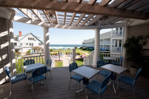lunch or dinner can be enjoyed on our deck