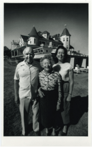 Malcolm & Ann Merrill with daughter Louesa Merrill Mace Gillespie in 1983