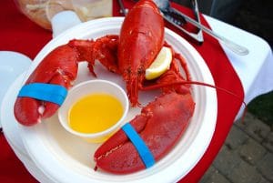 Maine Lobster, a must when dining in Maine